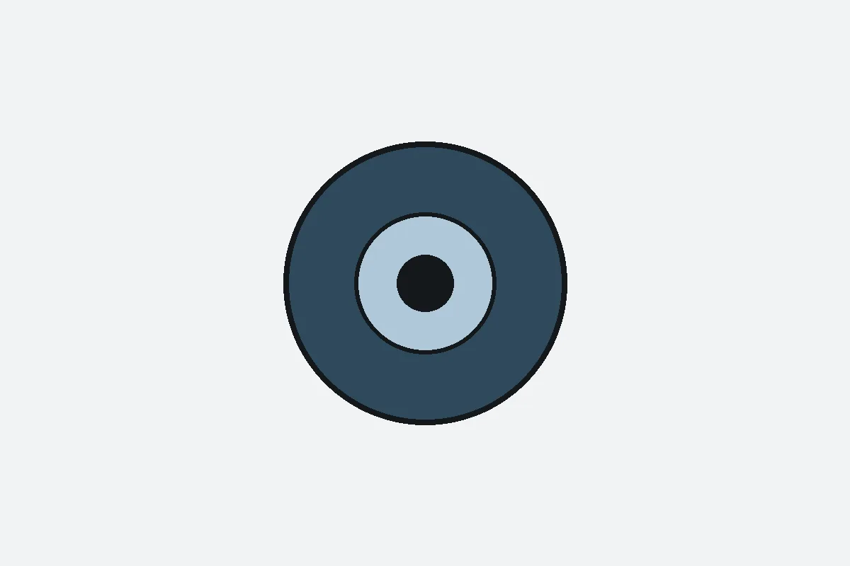 Close detail of the commit-dot used across this install guide.